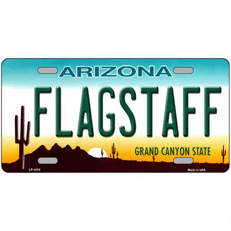 Flagstaff Arizona Novelty Metal License Plate 24" x 12" (LLP)