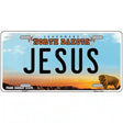 Jesus North Dakota Metal Novelty License Plate 24" x 12" (LLP)