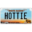 Hottie North Dakota Metal Novelty License Plate 24" x 12" (LLP)