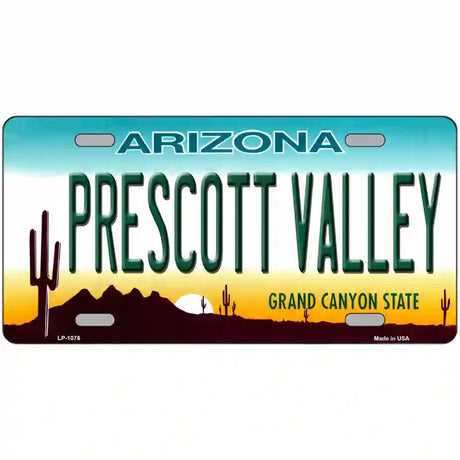 Prescott Valley Arizona Novelty Metal License Plate 24" x 12" (LLP)