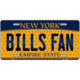 Bills Fan New York Novelty Metal License Plate 24" x 12" (LLP)