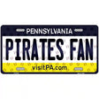 Pirates Fan Pennsylvania Novelty Metal License Plate 24" x 12" (LLP)