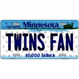 Twins Fan Minnesota Novelty Metal License Plate 24" x 12" (LLP)