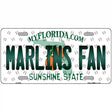 Marlins Fan Florida Novelty Metal License Plate 24" x 12" (LLP)