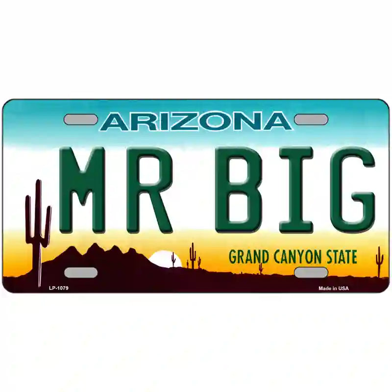 Mr Big Arizona Novelty Metal License Plate 24" x 12" (LLP)