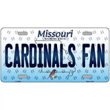 Cardinals Fan Missouri Novelty Metal License Plate 24" x 12" (LLP)