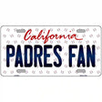 Padres Fan California Novelty Metal License Plate 24" x 12" (LLP)