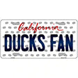 Ducks Fan California Novelty Metal License Plate 24" x 12" (LLP)