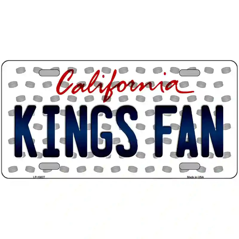 Kings Fan California Novelty Metal License Plate 24" x 12" (LLP)