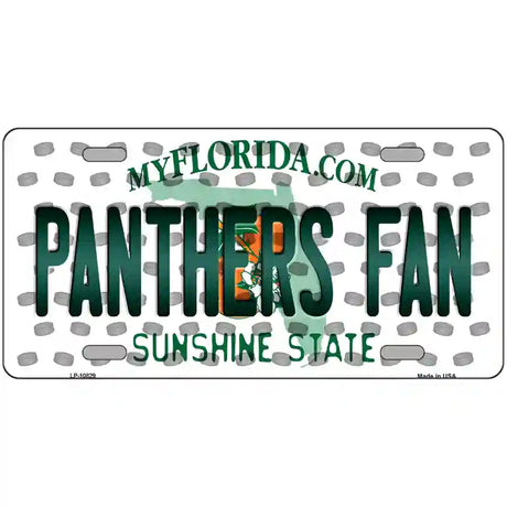 Panthers Fan Florida Novelty Metal License Plate 24" x 12" (LLP)