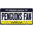 Penguins Fan Pennsylvania Novelty Metal License Plate 24" x 12" (LLP)