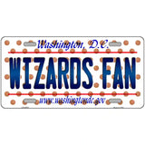 Wizards Fan Washington DC Novelty Metal License Plate 24" x 12" (LLP)