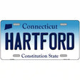 Hartford Connecticut Metal Novelty License Plate 24" x 12" (LLP)