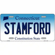 Stamford Connecticut Metal Novelty License Plate 24" x 12" (LLP)