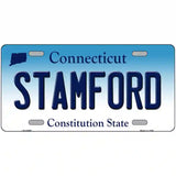 Stamford Connecticut Metal Novelty License Plate 24" x 12" (LLP)