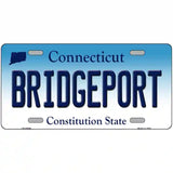 Bridgeport Connecticut Metal Novelty License Plate 24" x 12" (LLP)