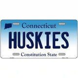 Huskies Connecticut Metal Novelty License Plate 24" x 12" (LLP)