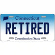 Retired Connecticut Metal Novelty License Plate 24" x 12" (LLP)