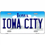 Iowa City Iowa Metal Novelty License Plate 24" x 12" (LLP)