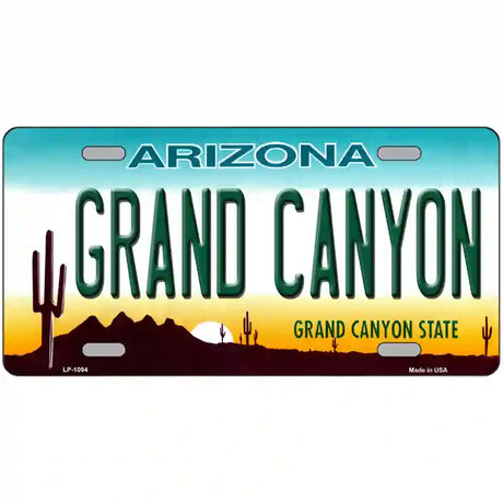 Grand Canyon Arizona Novelty Metal License Plate 24" x 12" (LLP)