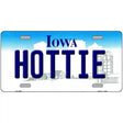 Hottie Iowa Metal Novelty License Plate 24" x 12" (LLP)