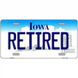 Retired Iowa Metal Novelty License Plate 24" x 12" (LLP)