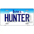 Hunter Iowa Metal Novelty License Plate 24" x 12" (LLP)