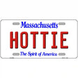 Hottie Massachusetts Metal Novelty License Plate 24" x 12" (LLP)