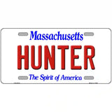 Hunter Massachusetts Metal Novelty License Plate 24" x 12" (LLP)