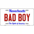 Bad Boy Massachusetts Metal Novelty License Plate 24" x 12" (LLP)