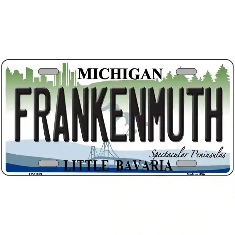 Frankenmuth Michigan Metal Novelty License Plate 24" x 12" (LLP)