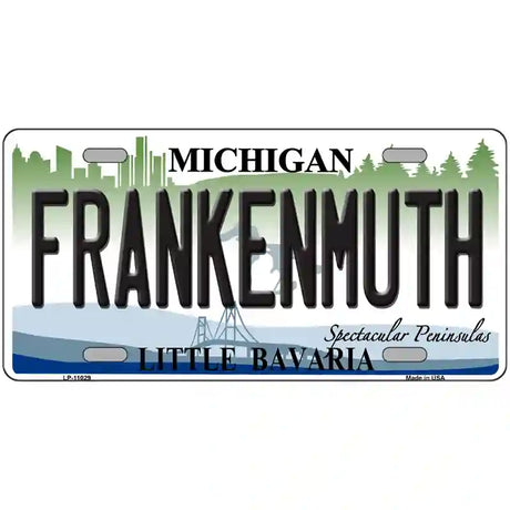 Frankenmuth Michigan Metal Novelty License Plate 24" x 12" (LLP)