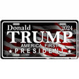 America First Trump Metal Novelty License Plate 24" x 12" (LLP)