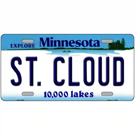 St Cloud Minnesota State Novelty License Plate 24" x 12" (LLP)