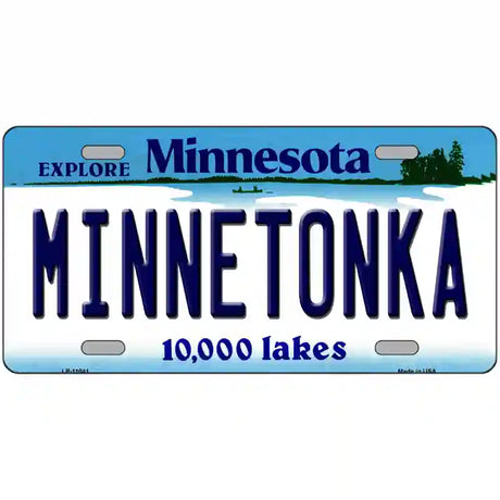 Minnetonka Minnesota State Novelty License Plate 24" x 12" (LLP)