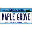 Maple Grove Minnesota State Novelty License Plate 24" x 12" (LLP)