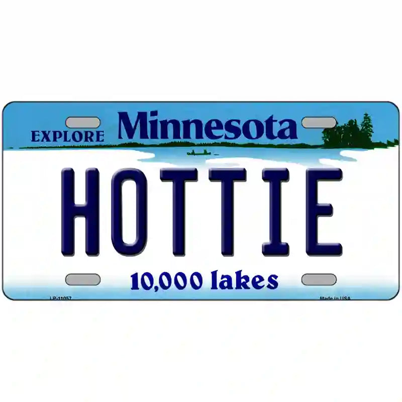 Hottie Minnesota State Novelty License Plate 24" x 12" (LLP)