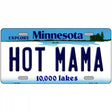 Hot Mama Minnesota State Novelty License Plate 24" x 12" (LLP)