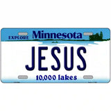 Jesus Minnesota State Novelty License Plate 24" x 12" (LLP)