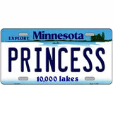 Princess Minnesota State Novelty License Plate 24" x 12" (LLP)