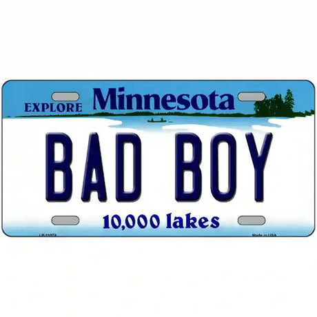 Bad Boy Minnesota State Novelty License Plate 24" x 12" (LLP)