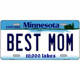 Best Mom Minnesota State Novelty License Plate 24" x 12" (LLP)