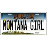 Montana Girl State Novelty License Plate 24" x 12" (LLP)