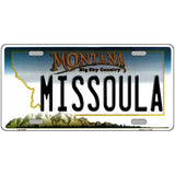 Missoula Montana State Novelty License Plate 24" x 12" (LLP)