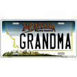 Grandma Montana State Novelty License Plate 24" x 12" (LLP)