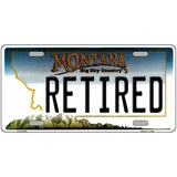 Retired Montana State Novelty License Plate 24" x 12" (LLP)