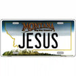 Jesus Montana State Novelty License Plate 24" x 12" (LLP)