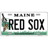 Red Sox Maine Novelty License Plate 24" x 12" (LLP)