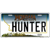 Hunter Montana State Novelty License Plate 24" x 12" (LLP)