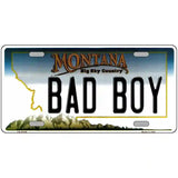 Bad Boy Montana State Novelty License Plate 24" x 12" (LLP)